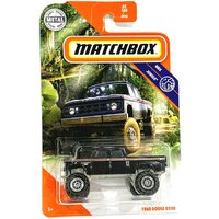 MATCHBOX GKL77 1968 DODGE D200  BLACK 65 OF100  JUNGLE