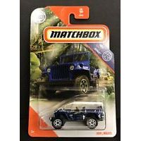 MATCHBOX GKM46  JEEP WILLYS BLUE 68 OF100  JUNGLE