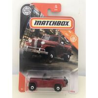 MATCHBOX GKM57 1948 WILLYS JEEPSTER RED 38 OF 100 CITY