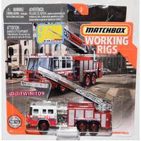 MATCHBOX WORKING RIGS GNG42 PIERCE QUANTUM AERIAL LADDER TRUCK 5 OF 8