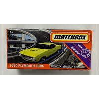 MATCHBOX GKN11 POWER GRABS HERITAGE 1970 PLYMOUTH CUDA 56 OF 100 HIGHWAY BOXED