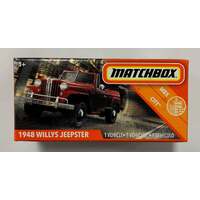 MATCHBOX GKN92 POWER GRABS HERITAGE 1948 WILLYS JEEPSTER 38 OF 100 CITY BOXED