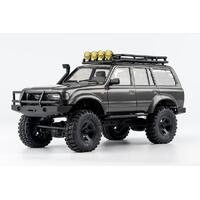 ROC HOBBY FMS ROC004 RTR 1/18 TOYOTA LC80 LAND CRUISER BRUSHED CRAWLER 4X4 GRAY