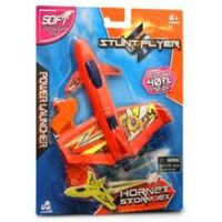 LANARD STUNT FLYER HORNET STORM JET POWER LAUNCHER - SOFT FOAM PLANE RED