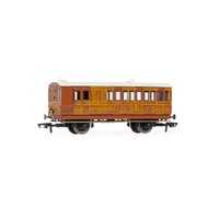 HORNBY R40416 IOWCR 4 WHEEL BRAKE 3RD COACH NO. 12 OO SCALE MODEL RAILWAYS ROLLING STOCK