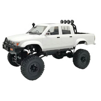 WPL C64-1 RC HILUX TRUCK READY TO RUN WHITE ROCK CRAWLER SERIES