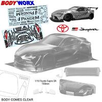 BODYWORX DRIFT BODY TOYOTA GR SUPRA 200MM 1/10TH