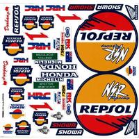 BODYWORX ST023 STICKERS REPSOL DOOHAN 1/8