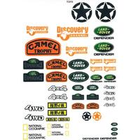 BODYWORX ST035 STICKERS CRAWLER ASSORTED 1/10TH