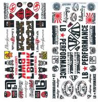 BODYWORX ST041 STICKERS LIBERTY WALK ASSORTED A4 SIZE