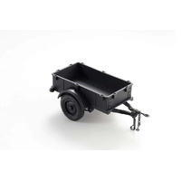 FMS 1/18 1/12 UTILITY TRAILER A BLACK FOR RC CRAWLER