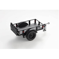 FMS 1/18 1/12 UTILITY TRAILER B BLACK FOR RC CRAWLER