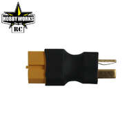 HOBBY WORKS RC ADAPTER PLUG DEANS MALE TO XT60 FEMALE