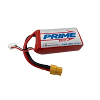 PRIME RC 1300MAH 3S 11.1V 120C LIPO BATTERY WITH XT60 CONNECTOR