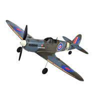 TOP RC TOP098B MINI SPITFIRE MODE 2 450MM WINGSPAN SCALE WARBIRD READY TO FLY WITH BATTERY AND TRANSMITTER 6-AXIS GYRO ONE-KEY AEROBATICS DURABLE EPP 