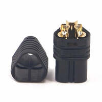 AMASS MT60 THREE-HOLE PLUG CONNECTOR BLACK MALE & FEMALE 1 PAIR