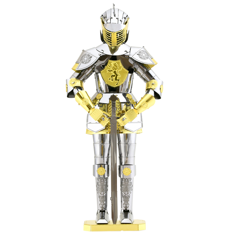 METAL EARTH MMS142 EUROPEAN NIGHT ARMOR 3D METAL MODEL KIT