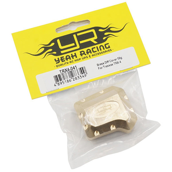 YEAH RACING TRX4-041 BRASS DIFF COVER 65G FITS TRX-4 TRX-6 G6 CERTIFIED