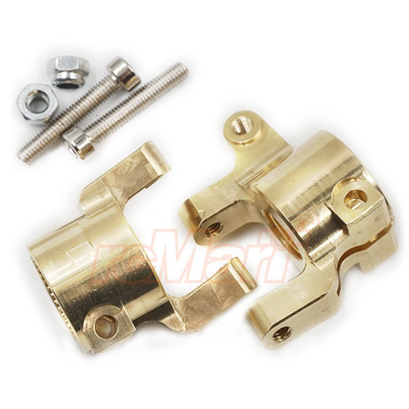 YEAH RACING AXSC-005 BRASS C-HUB 2 PIECES FOR AXIAL SCX10 II