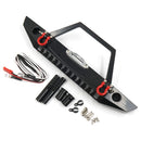 YEAH RACING TRX4-092 ALLOY FRONT BUMPER WITH LED LIGHT FOR TRX-4 REDCAT GEN8 AXIAL SCX10 II