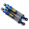 YEAH RACING TRSL-016BU ALUMINIUM TR-XB 90MM BIG BORE SHOCKS FITS 1/10 SLASH STAMPEDE BANDIT ARRMA RC BLUE