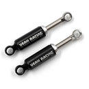 YEAH RACING AXSC-063BK ALUMINIUM INTERNAL SHOCKS 2 PIECES V2 FOR AXIAL SCX24 BLACK