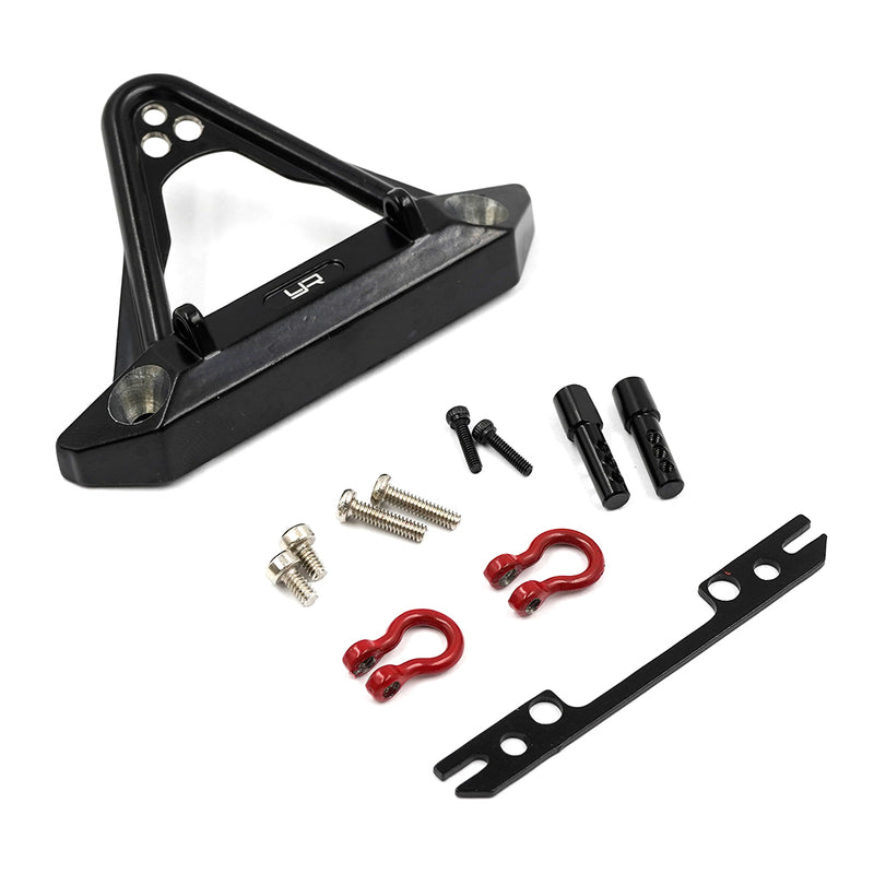 YEAH RACING AXSC-070 ALLOY FRONT BUMPER FOR AXIAL SCX24 JEEP DEADBOLT