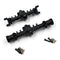 YEAH RACING KYMX-015BK ALUMINIUM AXLE HOUSING SET FRONT AND REAR FOR KYOSHO MINI-Z 4X4 MX-01