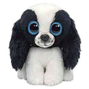 TY BEANIE BOOS BLACK AND WHITE DOG REG SISSY