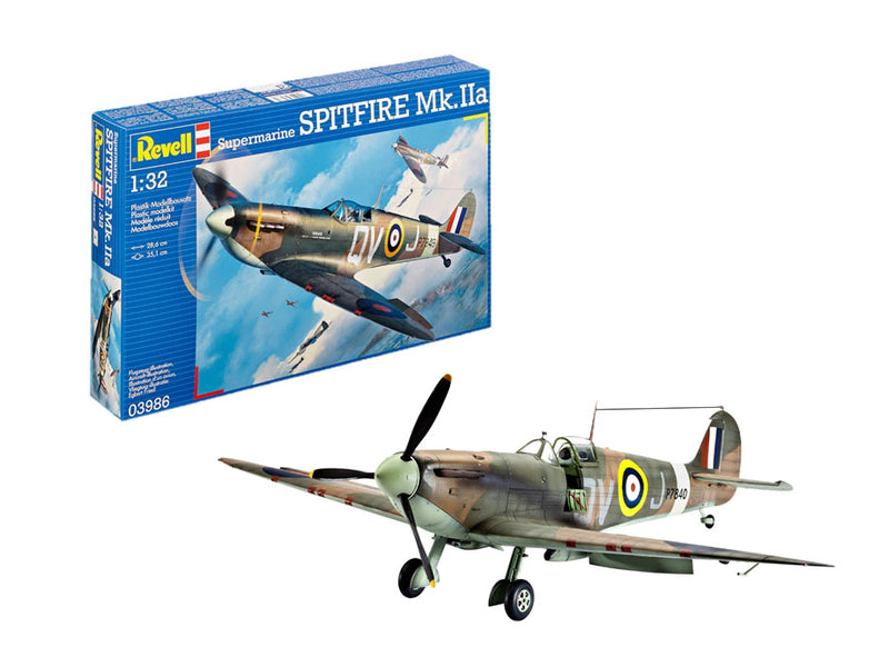 REVELL 03986 SUPERMARINE SPITFIRE MK.IIA 1/32 SCALE PLASTIC MODEL KIT FIGHTER