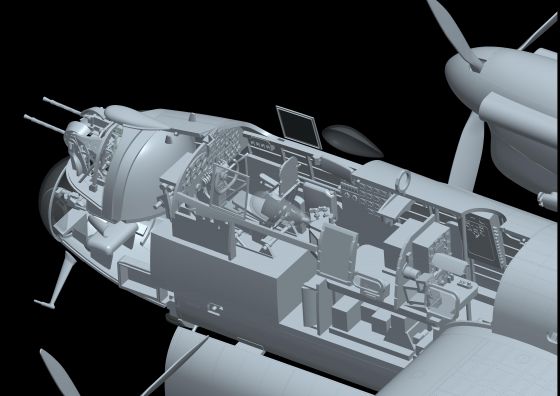 HK MODELS 01E011 AVRO LANCASTER B MK.III DAMBUSTER 1/32 SCALE PLASTIC MODEL KIT BOMBER