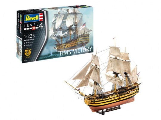 REVELL 05408 HMS VICTORY 1/225 SCALE PLASTIC MODEL SHIP KIT