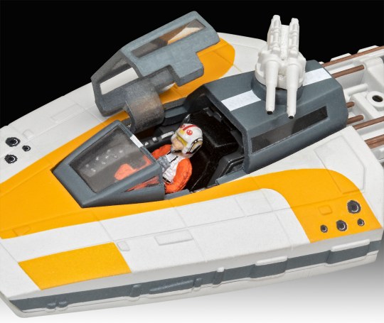 REVELL 05658 STAR WARS Y-WING FIGHTER 40TH ANNIVERSARY GIFT SET 1/72 SCALE PLASTIC MODEL KIT