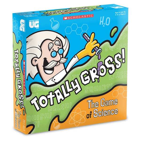 SCHOLASTIC TOTALLY GROSS - THE GAME OF SCIENCE - BOARD GAME