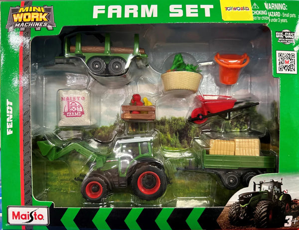 MAISTO 12564 MINI WORK MACHINES FENDT FARM SET