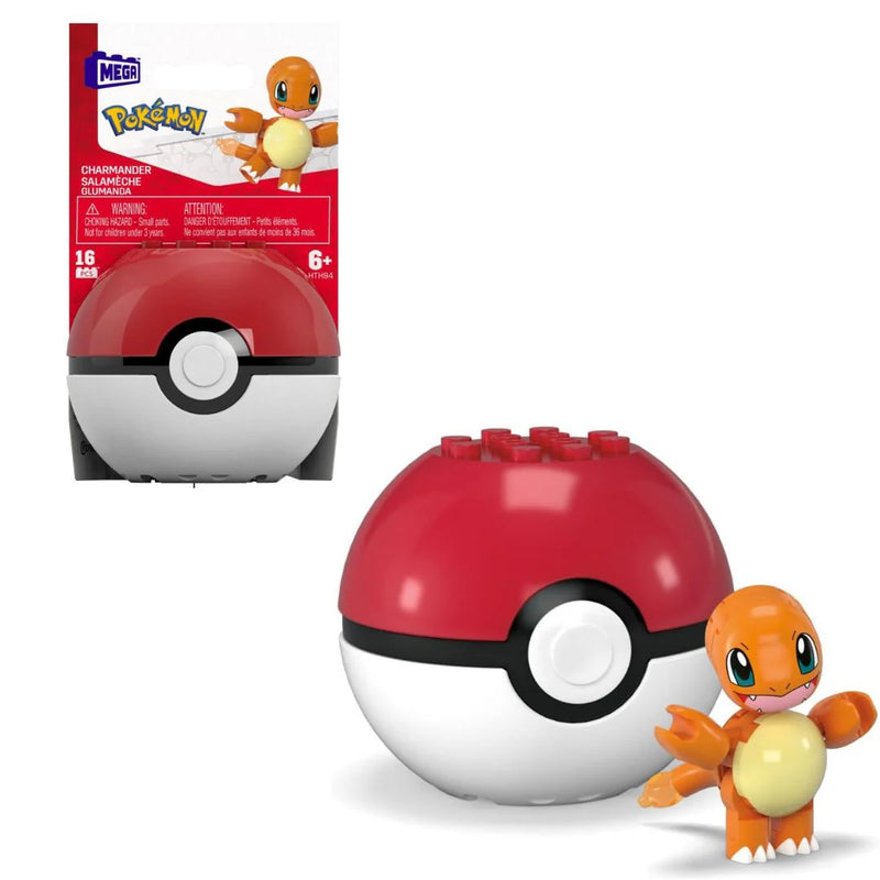 MEGA POKEMON EVERGREEN POKE BALL - CHARMANDER 16PCS