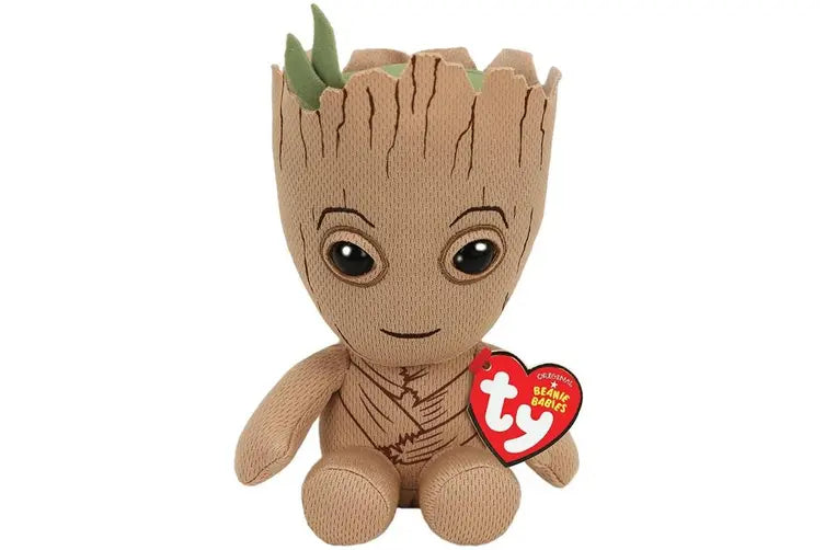 TY ORIGINAL BEANIE BABIES MARVEL GROOT REGULAR PLUSH