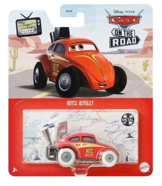 DISNEY PIXAR CARS ON THE ROAD ROYCE REVSLEY METAL DIECAST