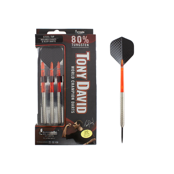 FORMULA SPORTS TONY DAVID 20 GRAM 80% TUNGSTEN DART SET