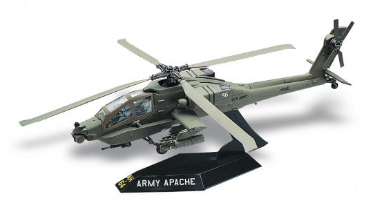 REVELL 11183 AH-64 APACHE HELICOPTER SNAP TITE 1/72 SCALE PLASTIC MODEL KIT NO GLUE OR PAINT REQUIRED