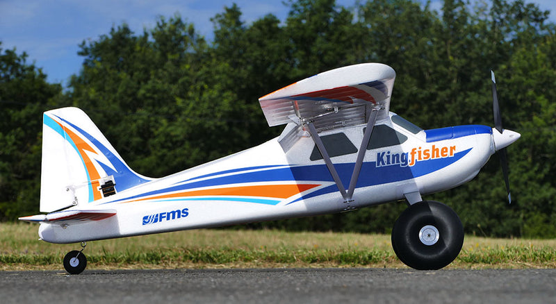 FMS  KINGFISHER  PNP R/C PLANE 1400MM WINGSPAN WITH WHEELS  FLOATS AND SKIS INCLUDES REFLEX V2 INTERMEDIATE TRAINER