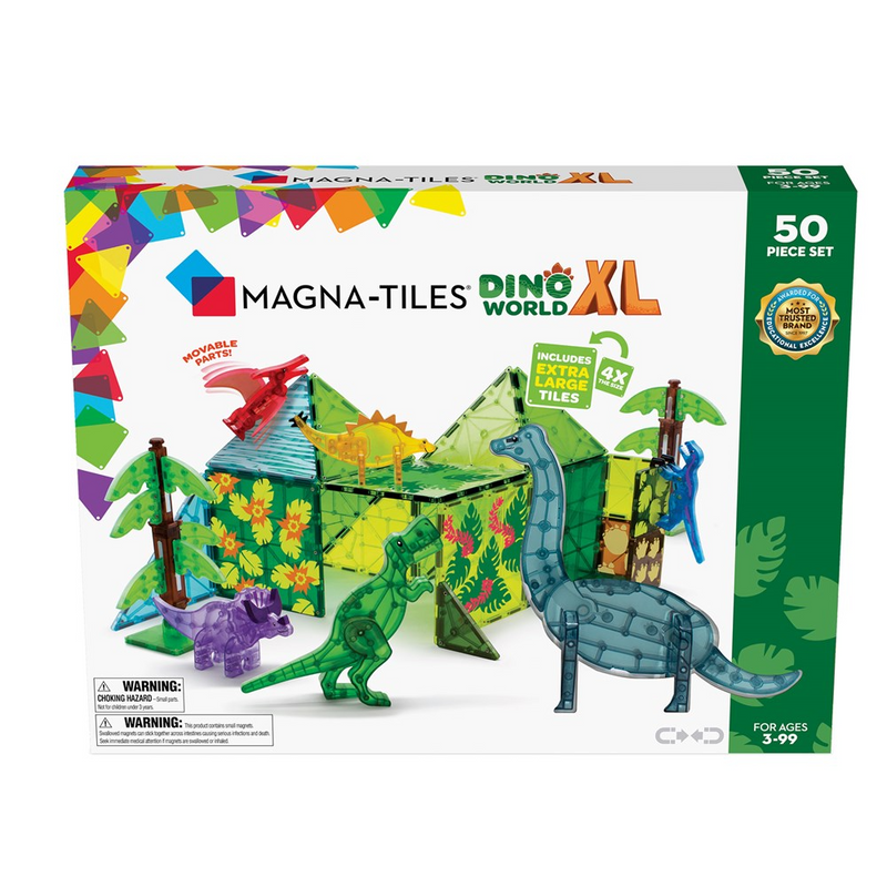 MAGNA-TILES DINO WORLD XL 50 PIECE SET