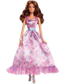 BARBIE SIGNATURE BIRTHDAY WISHES 2024 BROWN HAIR WITH PURPLE FLORAL DRESS COLLECTOR DOLL