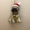 CHLOES GARDEN CHRISTMAS HANGING DECORATION PUG PUPPY