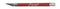 EXCEL 16018 K18 RED GRIP-ON KNIFE WITH SAFETY CAP