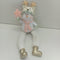 CHLOES GARDEN 8CM SITTING SNOWMAN REINDEER BEANIE