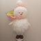 COTTON CANDY SNOWMAN STANDING DECORATION PINK