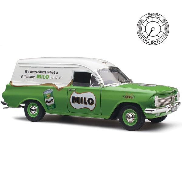 CLASSIC CARLECTABLES 18826 HOLDEN EH PANEL VAN MILO TASTES OF AUSTRALIA COLLECTION NO.5 1/18 SCALE DIECAST MODEL LIMITED 1150 RELEASE