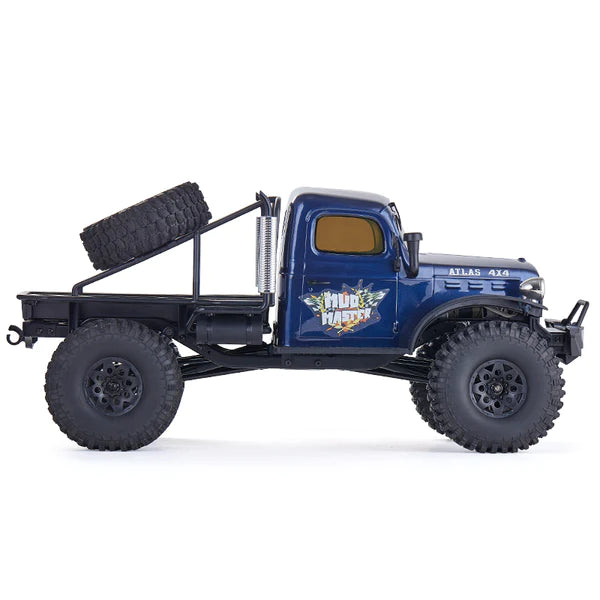 FMS ROC HOBBY 1/10 ATLAS 4X4 RS BLUE REMOTE CONTROL CRAWLER BATTERY AND CHARGER NOT INCLUDED