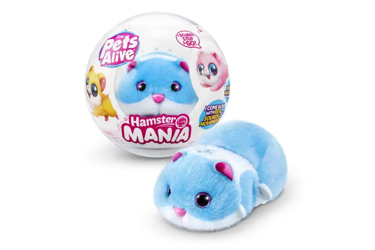 ZURU PETS ALIVE HAMSTER MANIA ASSORTED COLOURS